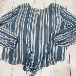 Striped Peasant Blouse